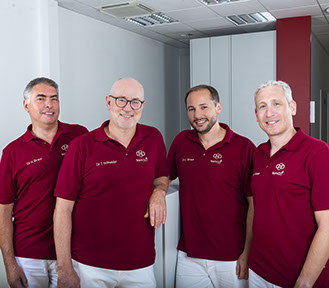 Ärzte von team CO4 mit Dr. Heiko Braun, Dr. Tom Schneider, Dr. Lukas Braun